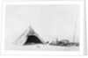 View of Secluded Tent in Antarctica in The Snow by Anonymous