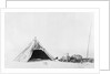 View of Secluded Tent in Antarctica in The Snow by Anonymous