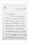 Page One of Letter from Charles Lindbergh by Anonymous