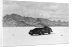 G.E.T. Eyston Breaking Speed Record in Automobile by Anonymous