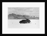 G.E.T. Eyston Breaking Speed Record in Automobile by Anonymous