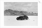 G.E.T. Eyston Breaking Speed Record in Automobile by Anonymous