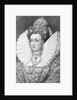 Engraving of Queen Elizabeth I in Royal Dress by Anonymous