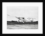 View of Charles Lindberg's Airplane Taking Off by Anonymous
