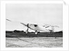 View of Charles Lindberg's Airplane Taking Off by Anonymous