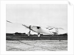View of Charles Lindberg's Airplane Taking Off by Anonymous