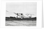 View of Charles Lindberg's Airplane Taking Off by Anonymous