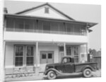 US Post Office with Automobile in Front by Anonymous