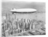 Hindenburg Flying over Lower Manhattan by Anonymous