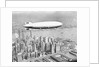 Hindenburg Flying over Lower Manhattan by Anonymous