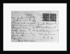 Postcard from Frederick Noonan by Anonymous