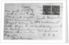 Postcard from Frederick Noonan by Anonymous