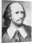 Illustrated Portrait of William Shakespeare by Anonymous