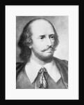 Illustrated Portrait of William Shakespeare by Anonymous