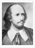 Illustrated Portrait of William Shakespeare by Anonymous