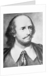 Illustrated Portrait of William Shakespeare by Anonymous