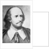Illustrated Portrait of William Shakespeare by Anonymous