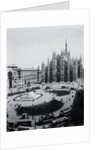 View of Piazza del Duomo and Cathedral by Anonymous
