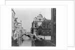 View of Canal and School in Venice. by Anonymous