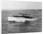 View of Charles Lindbergh Honeymoon Yacht Mouette by Anonymous