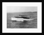 View of Charles Lindbergh Honeymoon Yacht Mouette by Anonymous