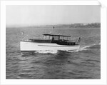 View of Charles Lindbergh Honeymoon Yacht Mouette by Anonymous