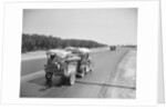 Truck Going down Highway by Anonymous