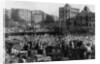 Bombay Police and Merchants During Street Protest by Anonymous