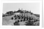Exterior View of William R. Hearst's Castle with Landscape by Anonymous