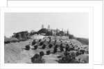 Exterior View of William R. Hearst's Castle with Landscape by Anonymous