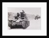 Italian Tanks Traveling over Somaliland Terrain by Anonymous