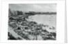 Aerial view of Bund in Shanghai by Anonymous