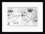 Map of U.S. Aid Routes by Anonymous