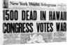 New York World telegram on War Fatalities in Hawaii by Anonymous