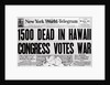New York World telegram on War Fatalities in Hawaii by Anonymous