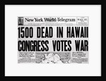 New York World telegram on War Fatalities in Hawaii by Anonymous