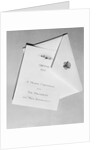 View of a Christmas Card by Anonymous