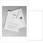 View of a Christmas Card by Anonymous