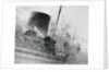 Smoke and Flames Billowing Out From a Ship by Anonymous