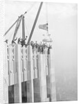 Workers Placing Last Stone on RCA Building by Anonymous