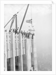Workers Placing Last Stone on RCA Building by Anonymous