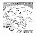Map of Islands Between Hawaii and China by Anonymous
