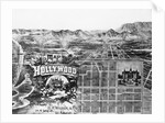 Early Map of Holllywood by Anonymous