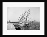 Sailing Ship Caught on Rocks by Anonymous