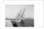 Sailing Ship Caught on Rocks by Anonymous