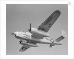 World War II B-25 Aircraft Training in Sky by Anonymous
