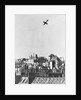 V-1 German Missile Over English Town 1944 by Anonymous