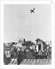 V-1 German Missile Over English Town 1944 by Anonymous