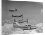 Four Military Planes in Flight by Anonymous