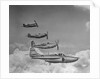 Four Military Planes in Flight by Anonymous